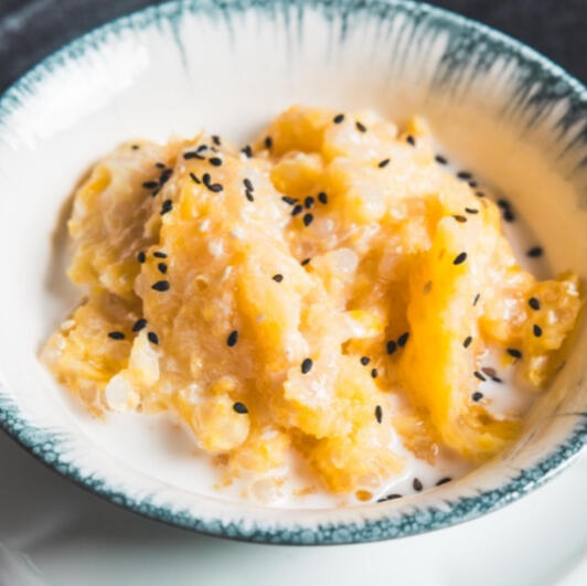 Che bap khoai mon dau trang